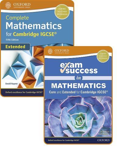 Complete Mathematics for Cambridge IGCSE (R) (Extended): Student Book & Exam Success Guide Pack