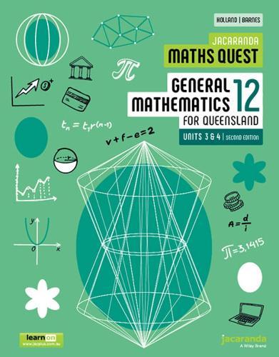 Jacaranda Maths Quest 12 General Mathematics Units 3 and 4 for Queensland, 2e learnON & Print