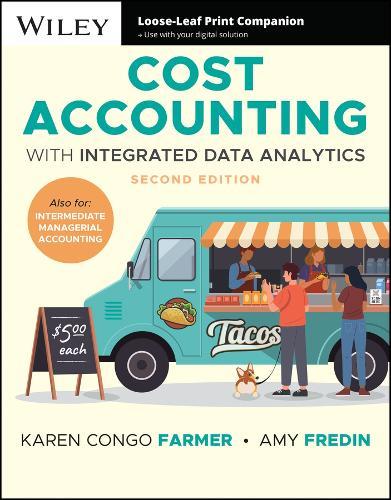 Cost Accounting: With Integrated Data Analytics