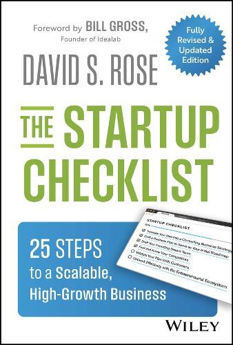 The Startup Checklist: 25 Steps to a Scalable, High-Growth Business