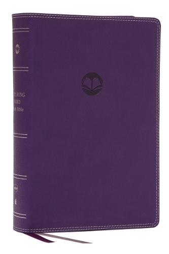Enduring Word Study Bible: Pastoral Commentary from Every Chapter of the Bible (NKJV, Purple Leathersoft, Red Letter, Comfort Print)