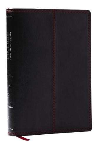 NKJV-NET Parallel New Testament with NET Translators' Notes, Black Leathersoft, Red Letter, Comfort Print: Unparalleled Insights with over 16,000 Translator Notes