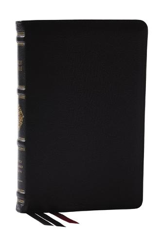 RSV Personal Size Bible with Cross References, Black Premium Goatskin Leather, Premier Collection, (Sovereign Collection)