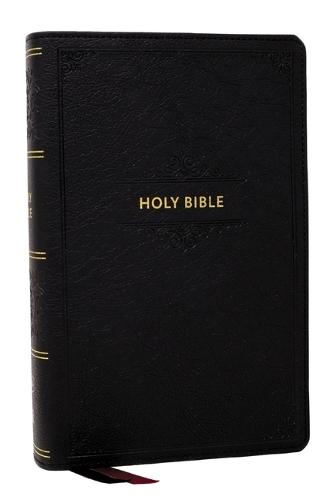 KJV Personal Size Large Print End-of-Verse Reference Bible, Black Leathersoft, Red Letter, Comfort Print