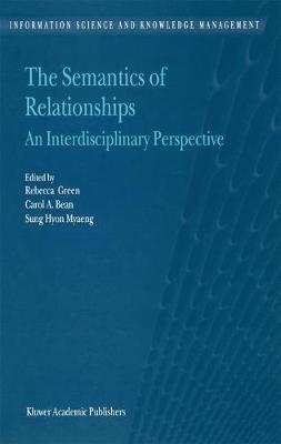 The Semantics of Relationships: An Interdisciplinary Perspective