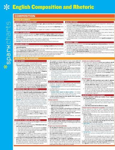 English Composition and Rhetoric SparkCharts