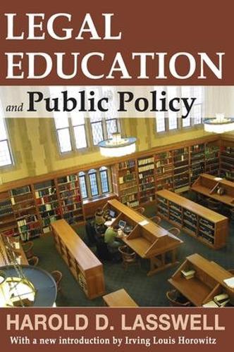 Legal Education and Public Policy
