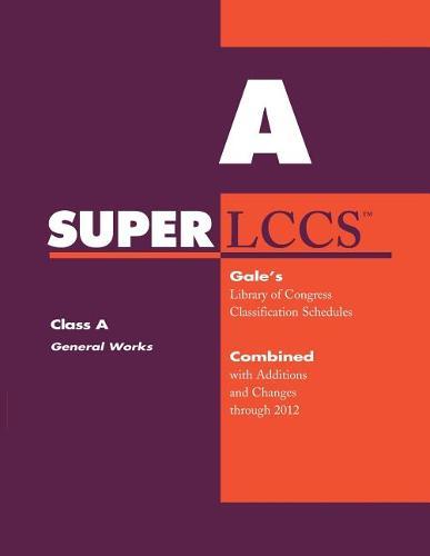 SUPERLCCS 2012: Schedule A: General Works