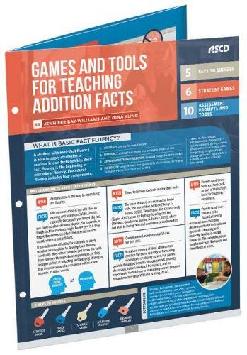 Games and Tools for Teaching Addition Facts: Quick Reference Guide