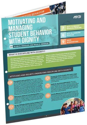 Motivating and Managing Student Behavior with Dignity: Quick Reference Guide
