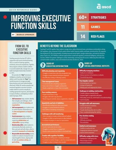 Improving Executive Function Skills (Quick Reference Guide)