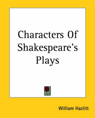 Characters Of Shakespeare's Plays