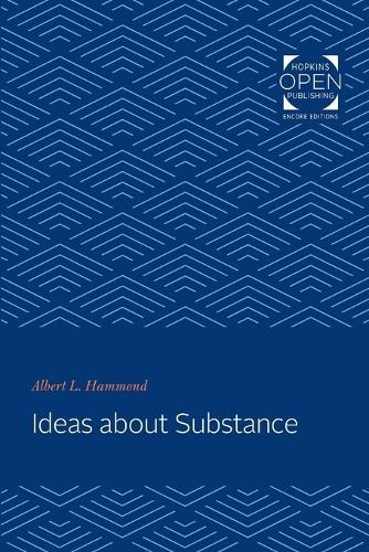 Ideas about Substance