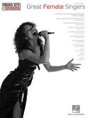 Great Female Singers: Original Keys for Singers