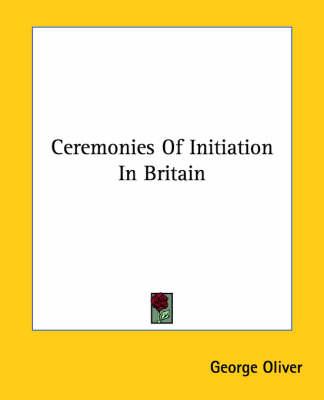 Ceremonies of Initiation in Britain
