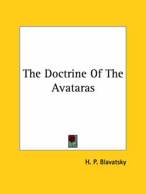 The Doctrine of the Avataras