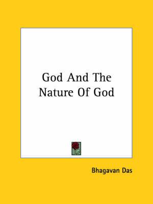 God and the Nature of God