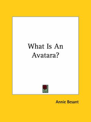 What Is an Avatara?