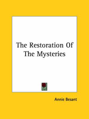 The Restoration of the Mysteries