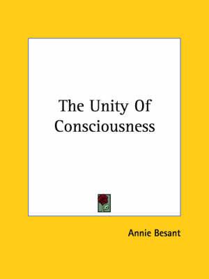 The Unity of Consciousness