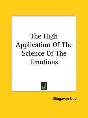 The High Application of the Science of the Emotions
