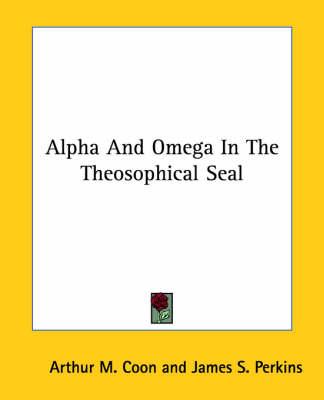 Alpha and Omega in the Theosophical Seal
