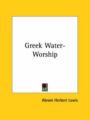 Greek Water-Worship