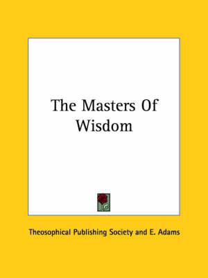 The Masters of Wisdom