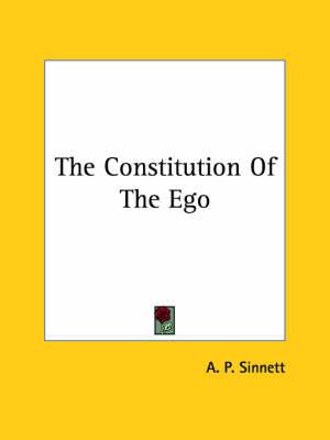 The Constitution of the Ego