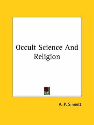 Occult Science and Religion