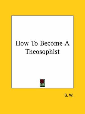 How to Become a Theosophist