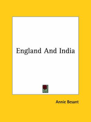 England and India
