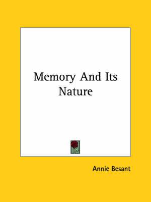 Memory and Its Nature