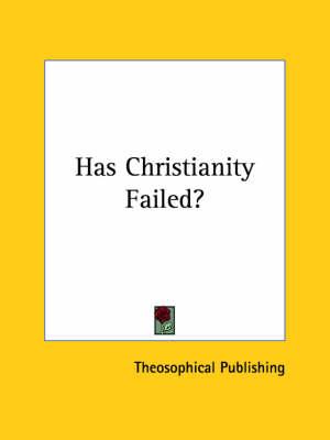 Has Christianity Failed?