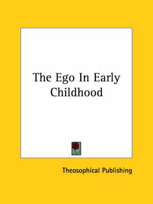The Ego in Early Childhood