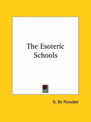 The Esoteric Schools