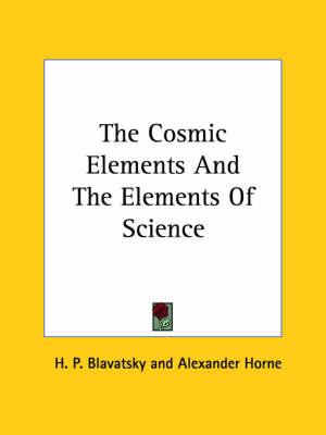 The Cosmic Elements and the Elements of Science