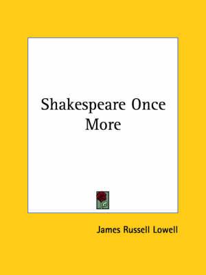 Shakespeare Once More