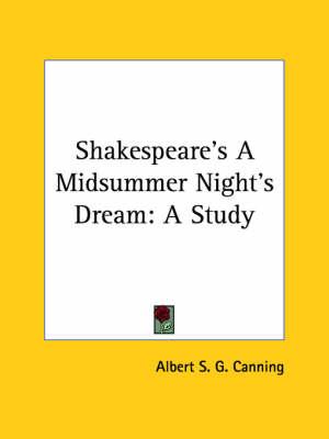 Shakespeare's a Midsummer Night's Dream: A Study