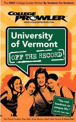 University of Vermont (College Prowler Guide)