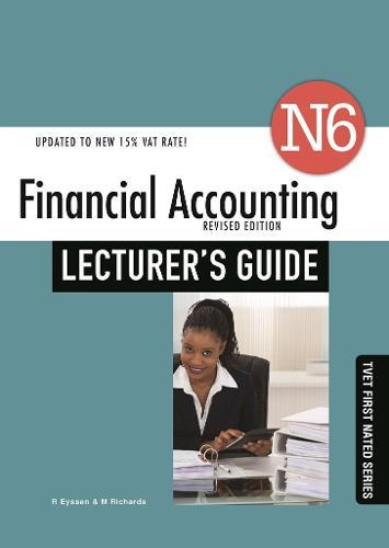Financial Accounting N6 Lecturer's Guide