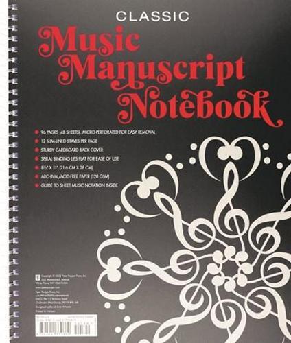 Music Manuscript Notebook (Classic)