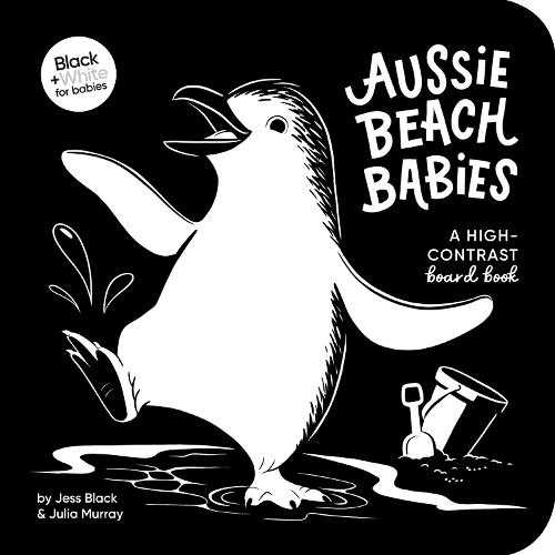 Aussie Beach Babies: A high-contrast board book (Black and White for Babies, #9): New for 2025!