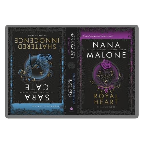 Shattered Innocence & Royal Heart: Books 5 & 6 in the Dark Romance Fairy Tale Retelling Series (Black Rose Auction Book 5 & 6)