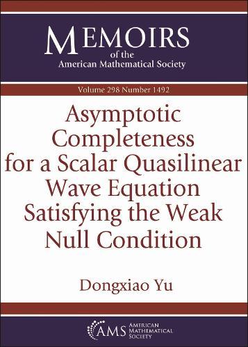 Asymptotic Completeness for a Scalar Quasilinear Wave Equation Satisfying the Weak Null Condition
