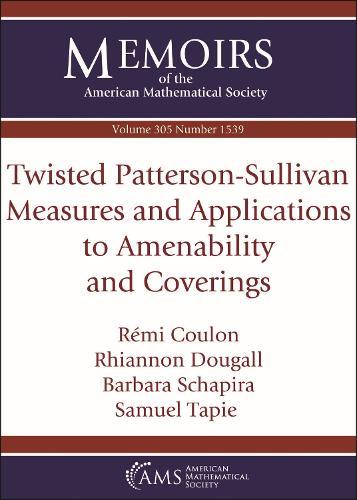 Twisted Patterson-Sullivan Measures and Applications to Amenability and Coverings