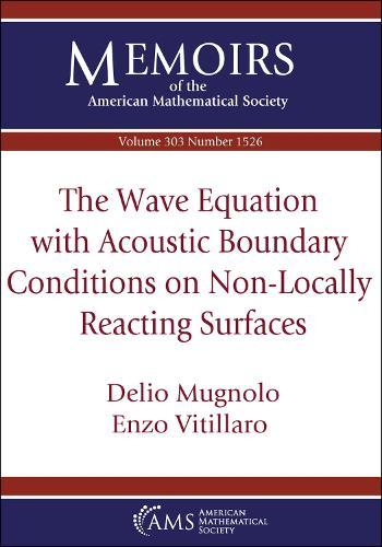 The Wave Equation with Acoustic Boundary Conditions on Non-Locally Reacting Surfaces