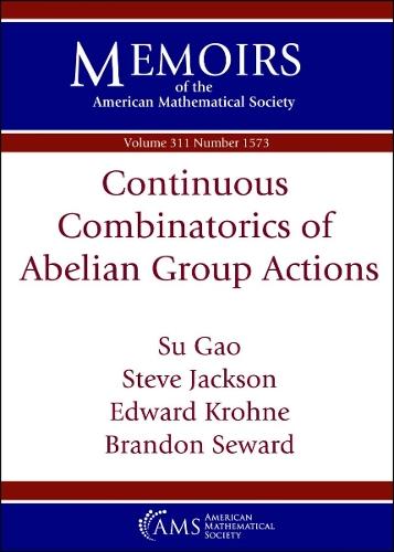 Continuous Combinatorics of Abelian Group Actions