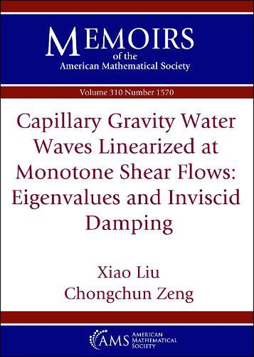 Capillary Gravity Water Waves Linearized at Monotone Shear Flows: Eigenvalues and Inviscid Damping