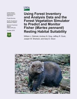 Using Forest Inventory and Analysis Data and the Forest Vegetation Simulator to Predict and Monitor Fisher (Martes pennanti) Resting Habitat Suitability